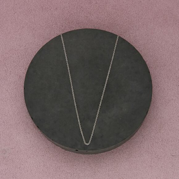 Sterling Jewelry - sterling silver 1mm cable chain necklace size 18in